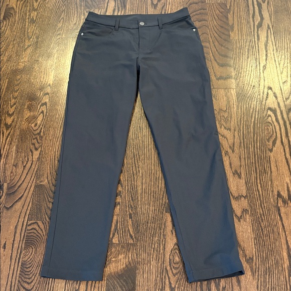 Lululemon Men's Charcoal Dark Grey Slim 5 Fit Pocket Warpstreme Pant Size 31